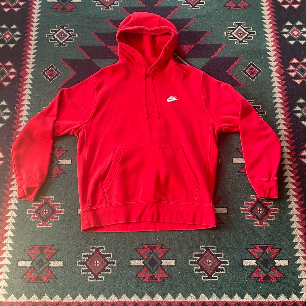 Plain red Nike sweatshirt